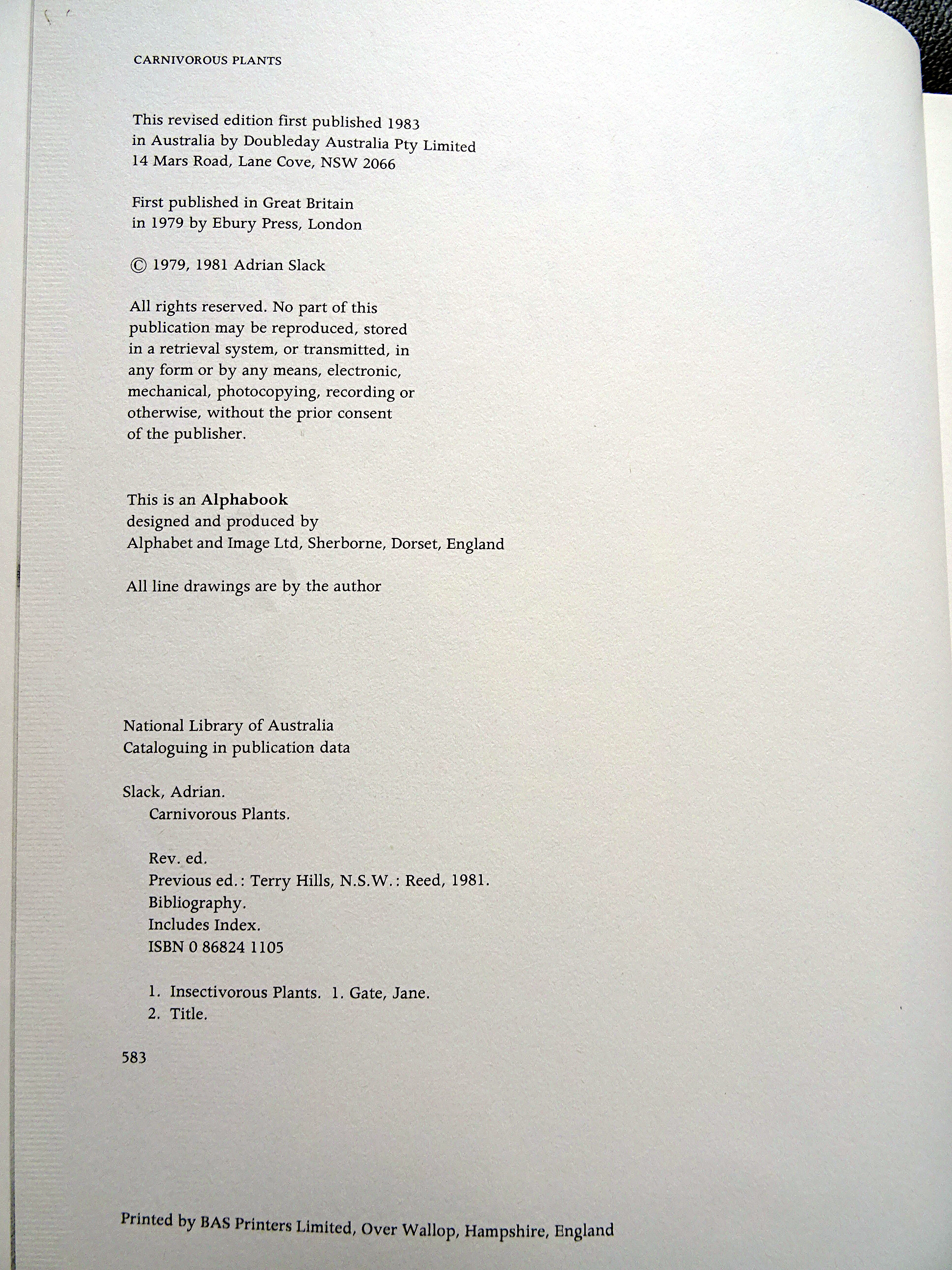 Copyright page