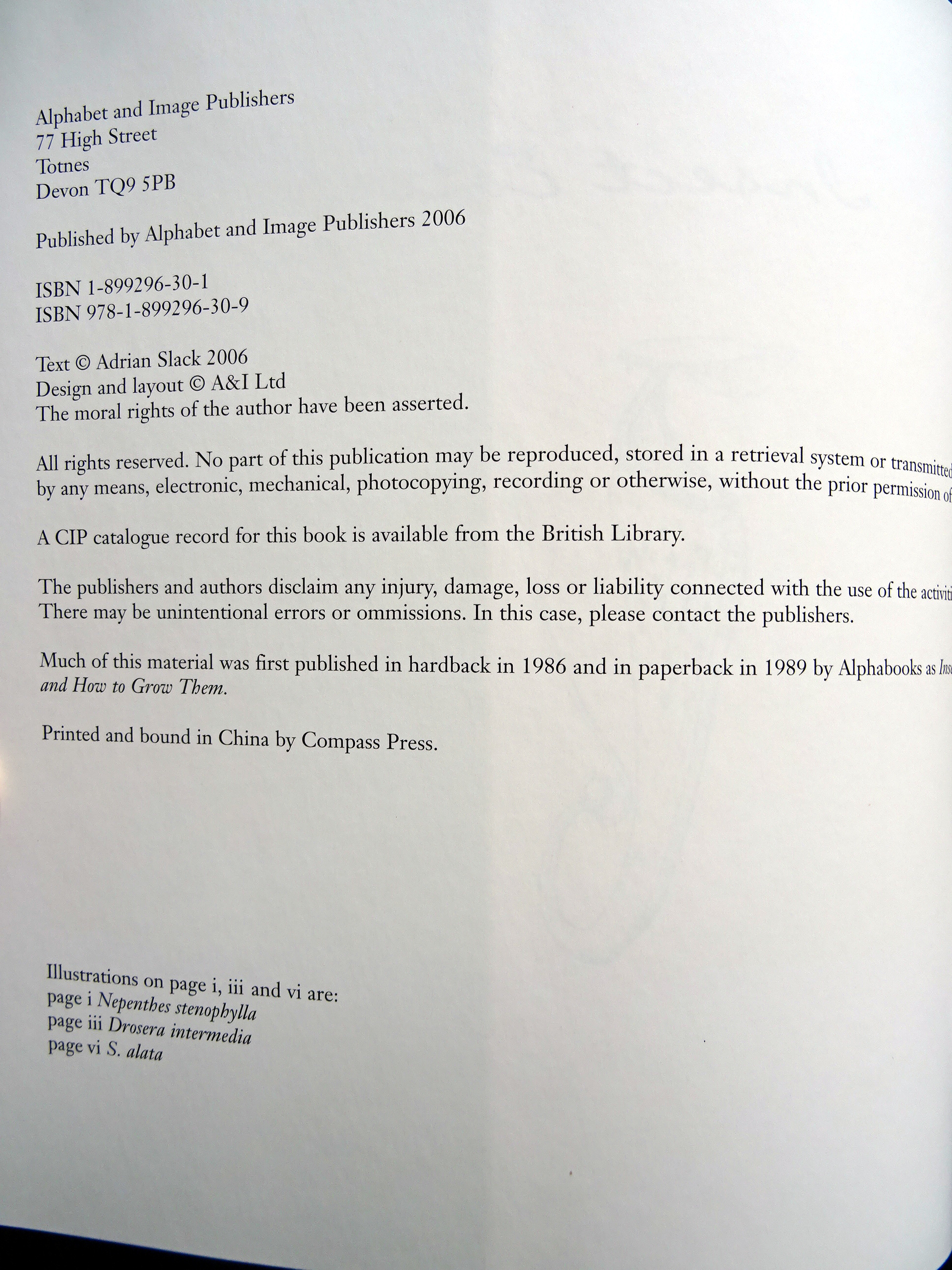 Copyright page