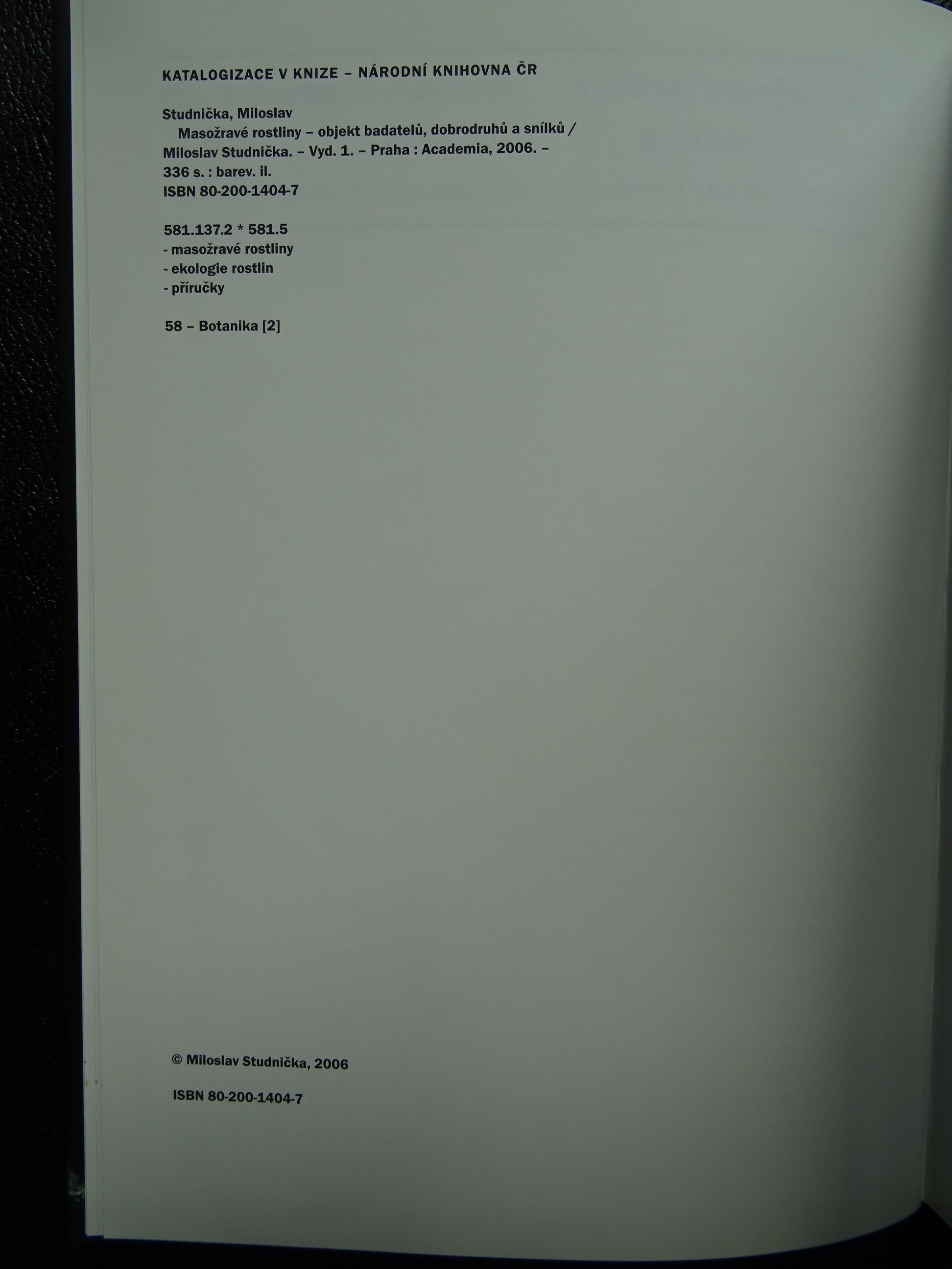 Copyright page
