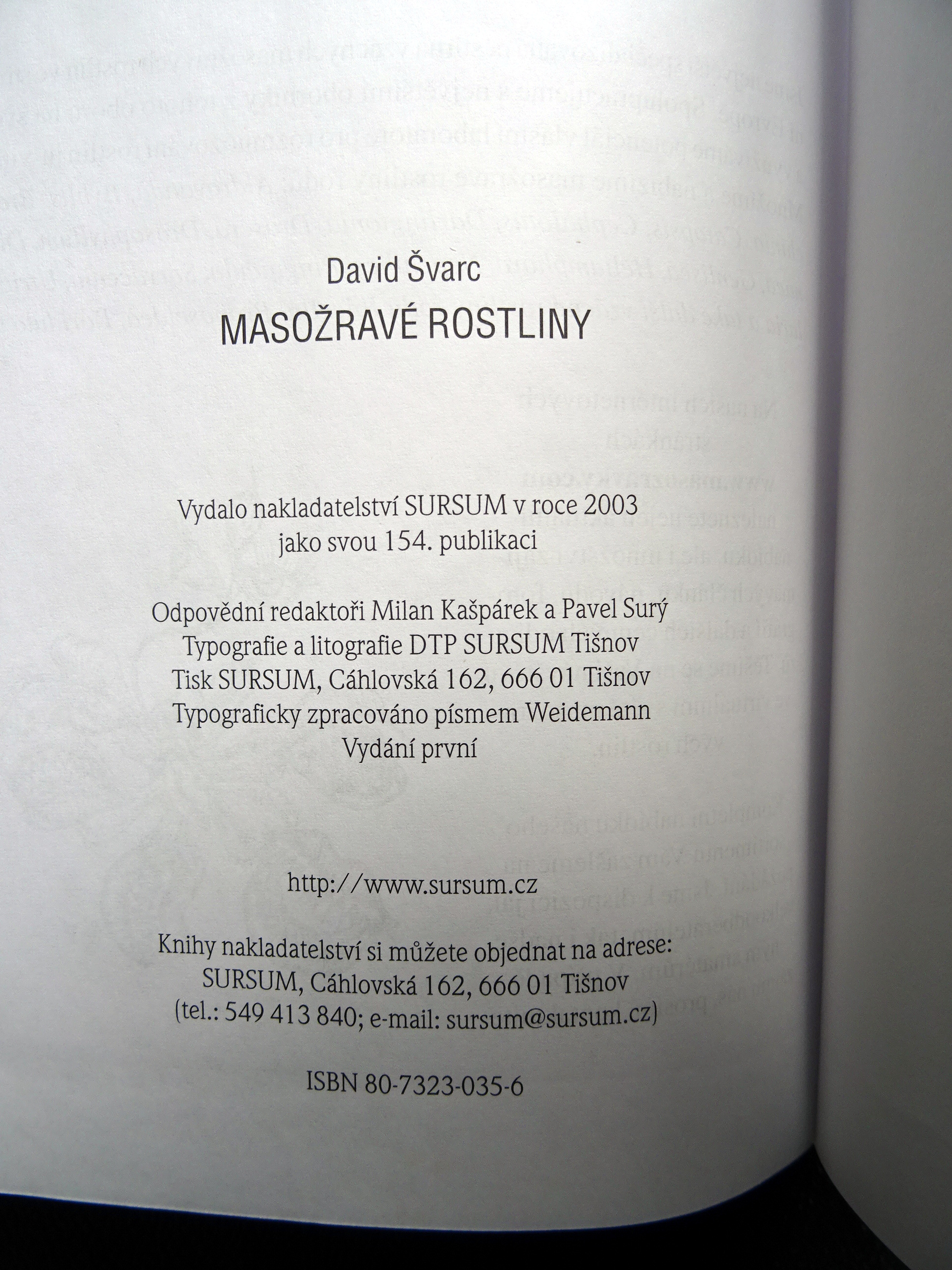 Copyright page